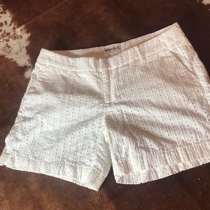 White Eyelet Merona Shorts. Sz 2! Very good condition…